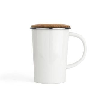 Kubek porcelanowy z zaparzaczem 0,4L - Bredemeijer