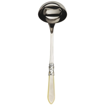 Casa Bugatti - Łyżka wazowa Aladdin – perłowa kość słoniowa