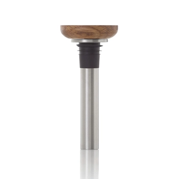 AdHoc - Pompka próżniowa do wina CasQ - drewno dębowe, średnica 4,90 cm