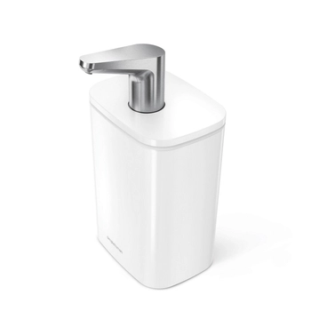 Dozownik do mydła z pompką, 473 ml - biały - Simplehuman