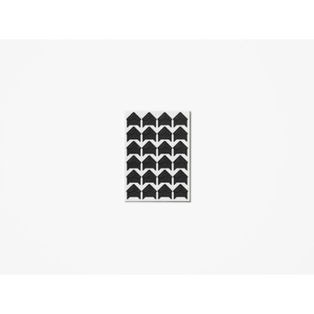 Narożniki do montażu zdjęć 48 szt. - czarne - Printworks