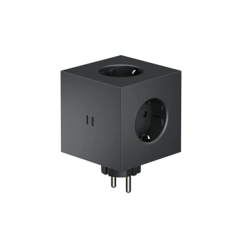 Avolt - Rozszerzacz gniazd Square 2 z USB-C 30 W – czarny