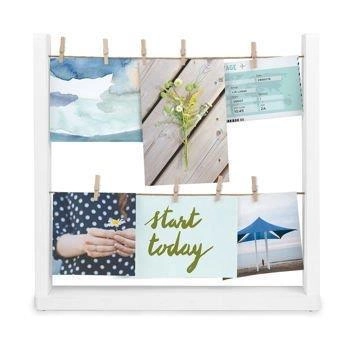 Umbra - Ekspozytor na zdjęcia Hangit, biały