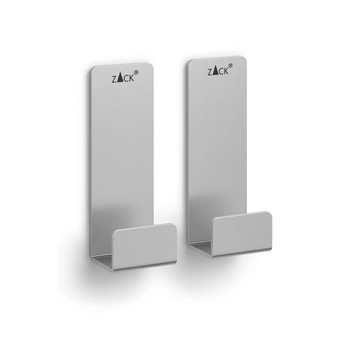 Zack - Zestaw 2 wieszaków POTES - stal matowa, wysokość 7 cm