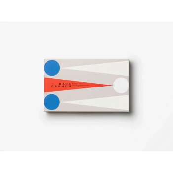 Printworks - Gra planszowa Tryktrak Backgammon – składana, designerska