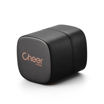 Cheer Moda - Korek do szampana Bubble - czarny, wysokość 4,40 cm