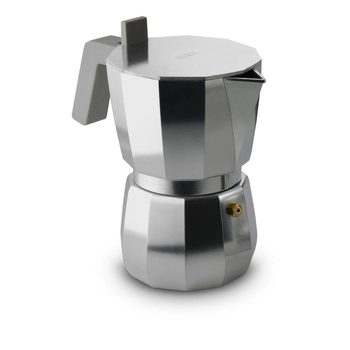 Alessi - Zaparzacz do espresso MOKKA - srebrny, pojemność 300 ml