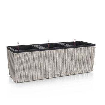 Lechuza - Donica TRIO Cottage 40 - długość 129,50 cm, piaskowy brąz