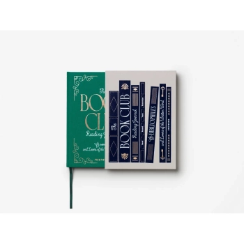 Printworks - Reading Journal The Book Club – dziennik czytelniczy, zielona okładka