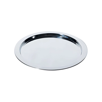 Alessi - Okrągła taca 5001 - srebrna, średnica 32,50 cm