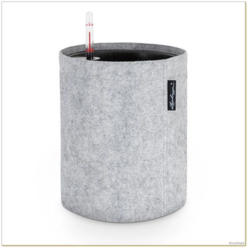 Lechuza - Doniczka Trendcover 32 - średnica 32 cm, filc, jasny szary