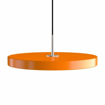UMAGE (Vita) - Lampa Asteria Plus Medium - pomarańczowa, średnica 43 cm, srebrny dekor