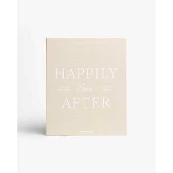Printworks – Album ślubny Happily Ever After L, beżowy