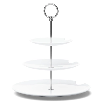 58Products - Porcelanowa patera "Świątynia jedzenia", trzypoziomowa