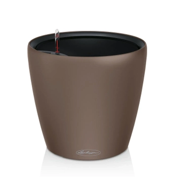 Lechuza - Doniczka Classico Color 21 LS, wysokość 20 cm, muszkatolowy