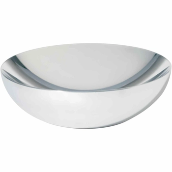 Alessi - Miska ze stali DOUBLE - srebrna, średnica 32 cm