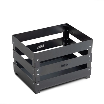 Palenisko w kształcie skrzyni CRATE - czarne, długość 39,50 cm - Höfats