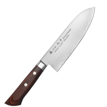 Satake Cutlery - Nóż Santoku - długość ostrza 17 cm | Unique Clad 801-133
