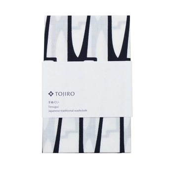 Tojiro - Tradycyjna ścierka Tenugui Blue - długość 86 cm