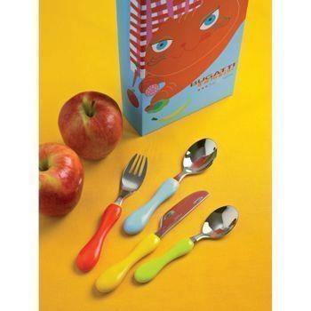 Casa Bugatti - Zestaw sztućców dla dzieci Baby Bloom - 4 części