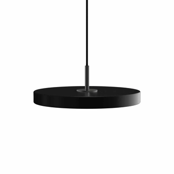 UMAGE (Vita) - Lampa Asteria Plus Mini - czarna, średnica 43 cm, czarny dekor