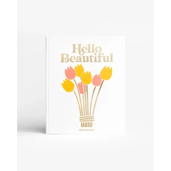Printworks - Album fotograficzny Hello Beautiful – biały, złote tłoczenie, 30 stron