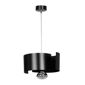 Emibig - Lampa wisząca Vixon 1 black - wysokość max 100 cm, stal lakierowana