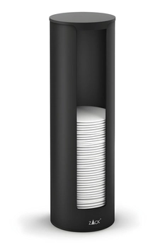 Zack - Pojemnik na płatki kosmetyczne Olomo - stal nierdzewna malowana proszkowo na czarno