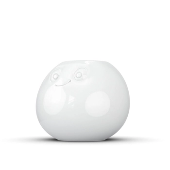 58Products - Porcelanowy Wazon "Rozbawiony" - biały