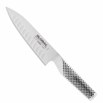 Global - Żłobiony nóż szefa kuchni - długość ostrza 16 cm | G-79
