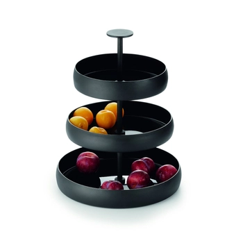 Philippi - Etażerka Negretto - czarna, wysokość 39 cm