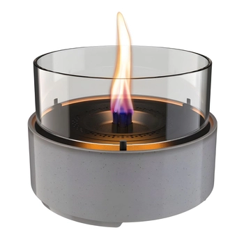 Tenderflame  - Świeca Cafe 18 - szara, średnica 18,30 cm