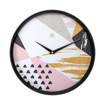 NeXtime - Zegar ścienny dekoracyjny Grace nXt – pastelowy, 30 cm, cichy mechanizm