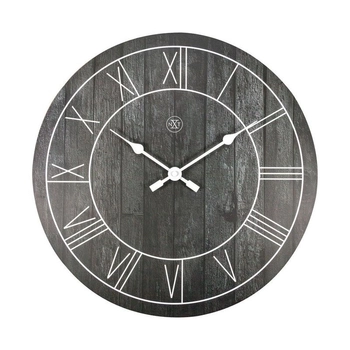 NeXtime – Zegar ścienny Paul nXt, 40 cm, ciemne drewno
