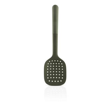 Eva Solo – Łyżka cedzakowa Green Tools z silikonu, oliwkowa