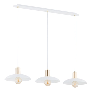 Emibig - Lampa wisząca Spirit 3 white - wysokość max 100 cm, stal lakierowana proszkowo