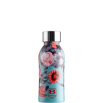 Casa Bugatti – Termos BBOT, błękitny z motywem kwiatowym, 350 ml