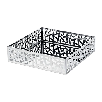 Alessi - Serwetnik CACTUS! - srebrny, długość 20,50 cm