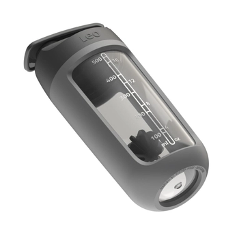 BergHOFF – Shaker do koktajli z komorą na proszek i kulką, grafitowy, 500 ml