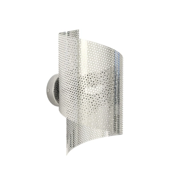 Emibig - Kinkiet Spiral chrome - wysokość 29 cm, stal lakierowana proszkowo