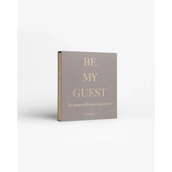 Printworks - Księga gości Be My Guest – beżowo-żółta, 100 stron