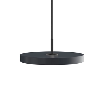 UMAGE (Vita) - Lampa Asteria Mini - średnica 31 cm, antracytowa, czarny dekor