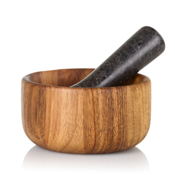 AdHoc - Moździerz Taru L - ciemne drewno, średnica 13,20 cm