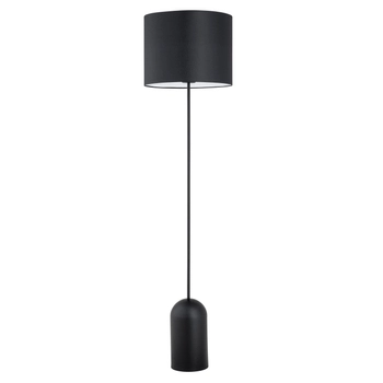 Emibig - Lampka podłogowa Aspen LP1 black/white - wysokość 144 cm, stal lakierowana proszkowo, abażur