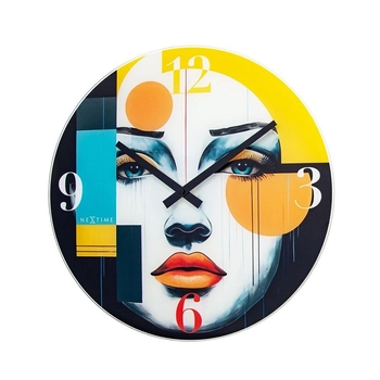 NeXtime - Zegar ścienny 'Vogue' – artystyczny design, 43 cm