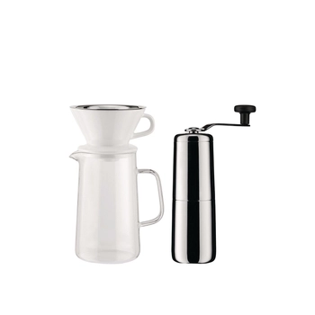 Alessi - Zaparzacz do kawy z karafką SLOW COFFE - 3 elementy