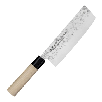Satake Cutlery - Nóż Nakiri - długość ostrza 16 cm | Nashiji Natural 801-423