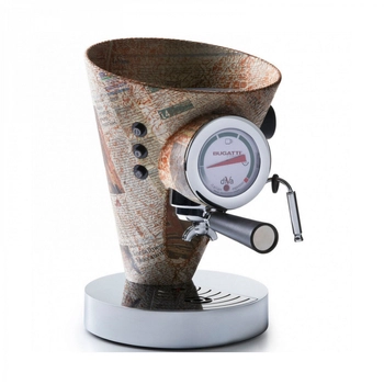 Casa Bugatti - Ekspres do kawy DIVA - skóra gazeta, seria Individual