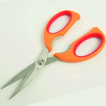 Mastrad - Nożyce kuchenne wielofunkcyjne - pomarańczowe