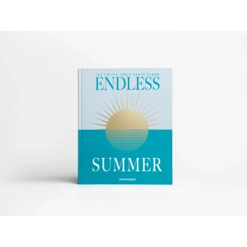 Printworks – Album fotograficzny Endless Summer Turquoise XL, turkusowy, 30 stron